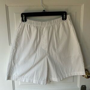 Aritzia Breeze white shorts
